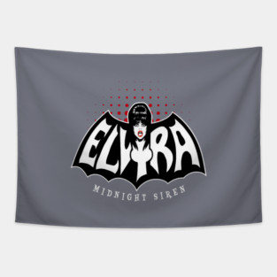 Elvira  Midnight Siren Tapestry