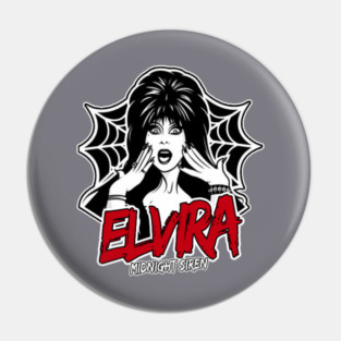 Elvira  Midnight Siren Pin