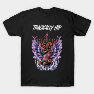 Tragically Hip Guitar with Wings T-Shirt