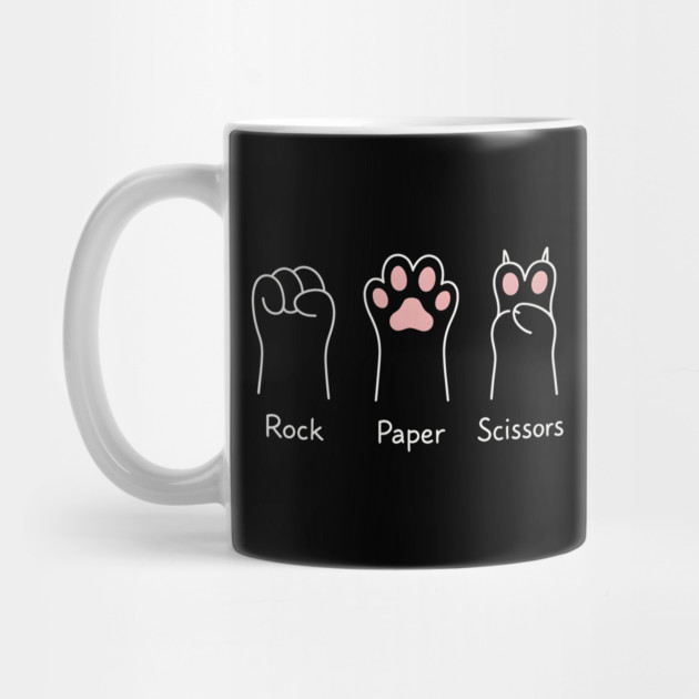 Rock Paper Scissors Cat Paws – Funny Animal Paw Game Graphic by MakerMind8.2