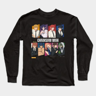 Chainsaw Man Reze Arc All Characters Long Sleeve T-Shirt