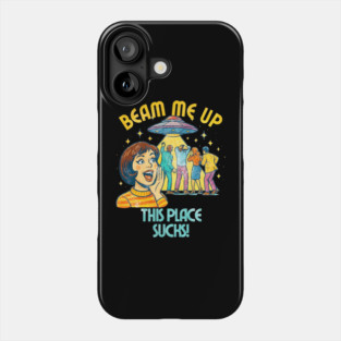 COLORFULL BEAM ME UP Phone Case