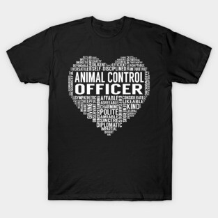 Animal Control Officer Heart T-Shirt
