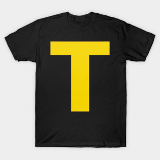 Letter T Design T-Shirt
