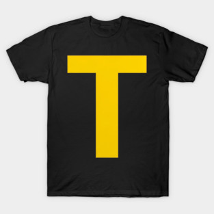 Letter T Gold T-Shirt