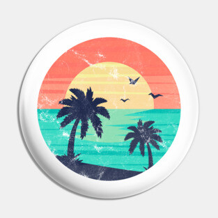 Sunset Pin