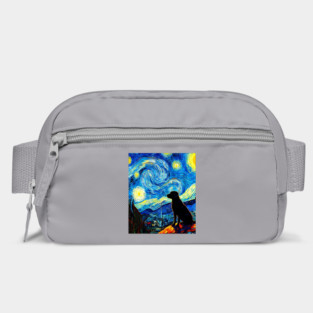 Dog Starry Night Van Gogh Doggy Pet Lovers Artistry Bag