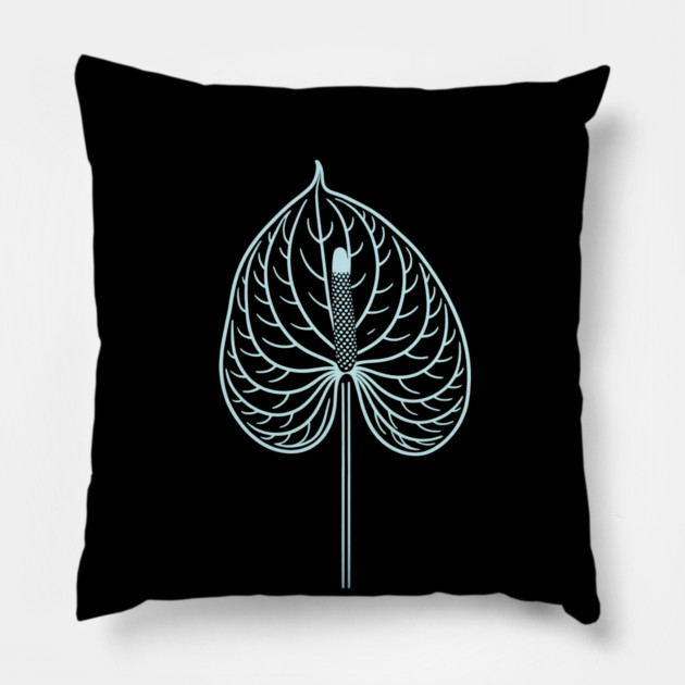 Anthurium Pillow by CreativeSage