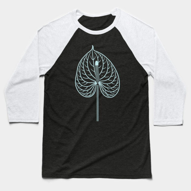 Anthurium Baseball T-Shirt by CreativeSage