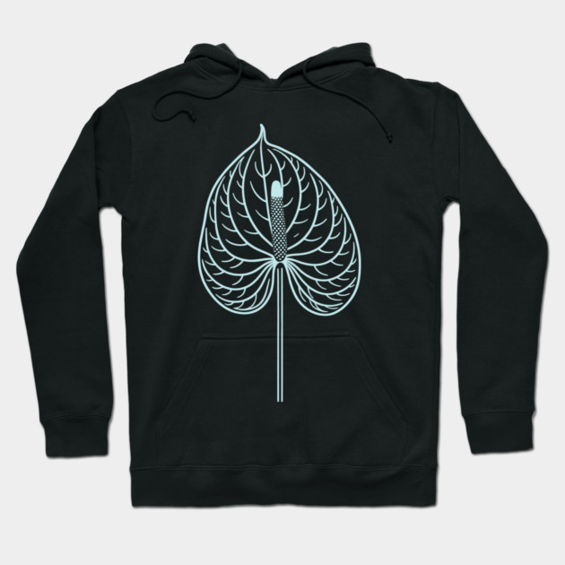 Anthurium Hoodie by CreativeSage