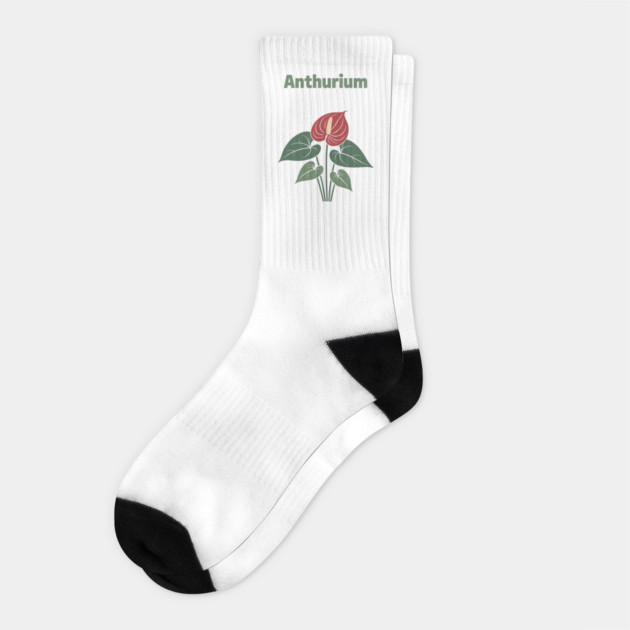 Anthurium Socks by CreativeSage