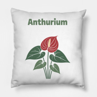 Anthurium Pillow