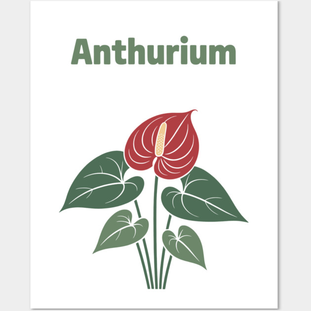 Anthurium Wall Art by CreativeSage