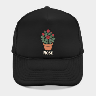 Rose in a pot Hat