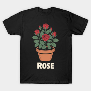 Rose in a pot T-Shirt