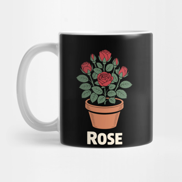 Rose in a pot by CreativeSage