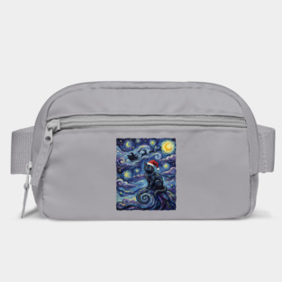 Starry Night Christmas Cat Bag
