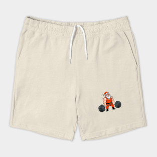 Muscle Santa Lifting Weights Shorts