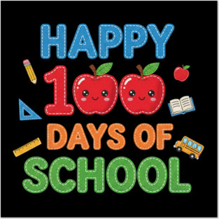 100-Days-Of-School Posters and Art