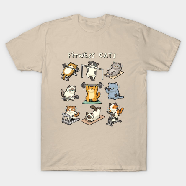 Fitness Cats T-Shirt by GoshWow®