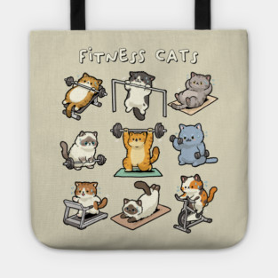 Fitness Cats Tote