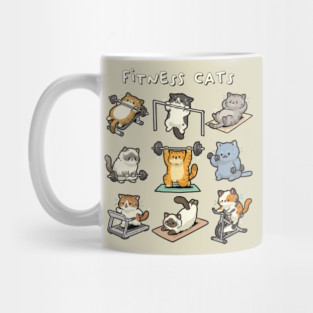 Fitness Cats Mug