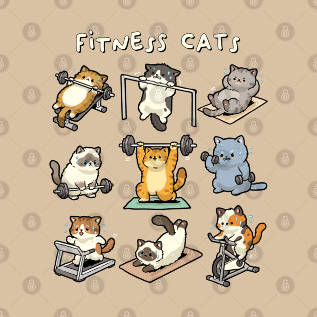 Fitness Cats by GoshWow®