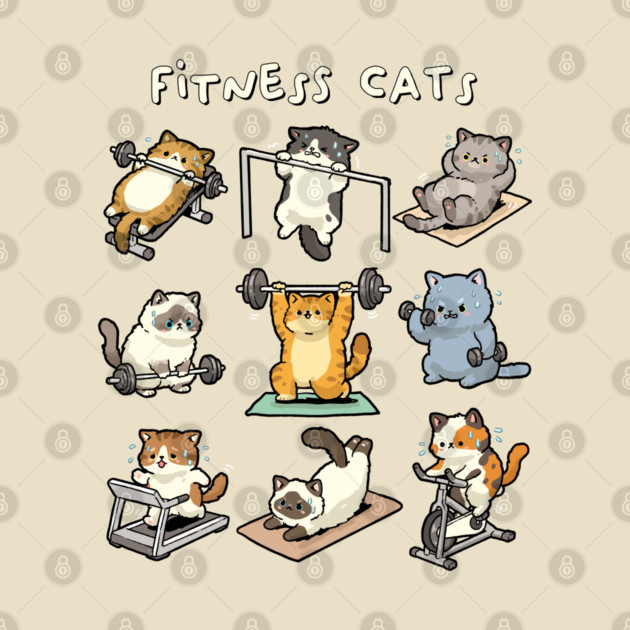 Fitness Cats by GoshWow®
