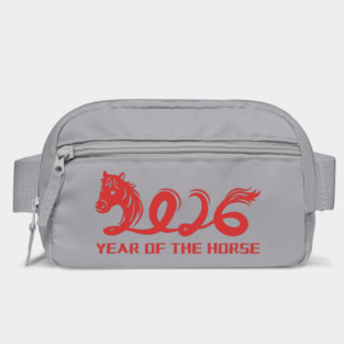 2026 Year of the Horse - Red Lunar New Year Celebration Bag