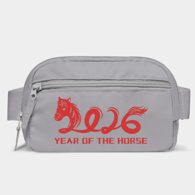 2026 Year of the Horse - Red Lunar New Year Celebration by Creatifly Graphic Tees