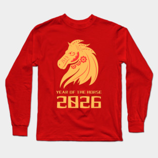 2026 Year of the Horse - Lunar New Year Long Sleeve T-Shirt