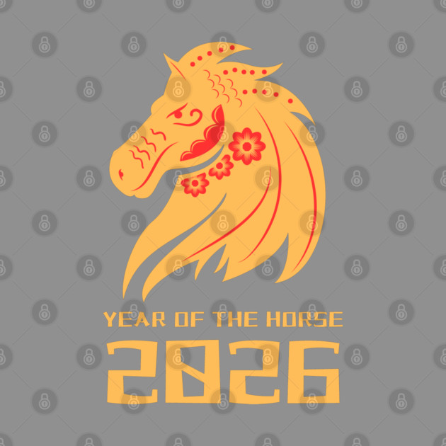 2026 Year of the Horse - Lunar New Year by Creatifly Graphic Tees