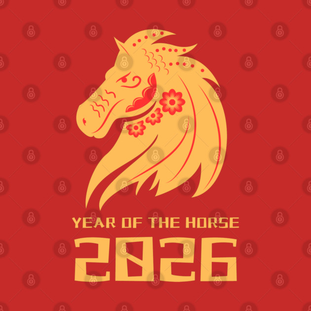 2026 Year of the Horse - Lunar New Year by Creatifly Graphic Tees