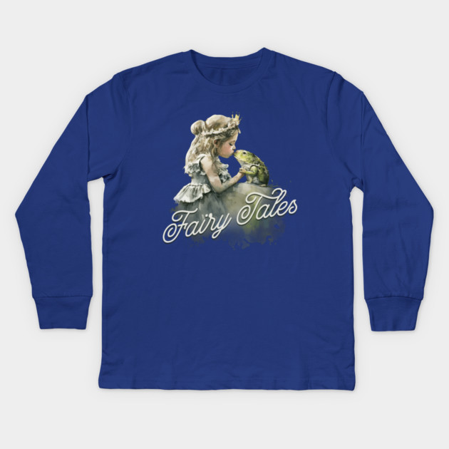 Fairy Tale Genre Lover Kids Long Sleeve T-Shirt by H. R. Sinclair