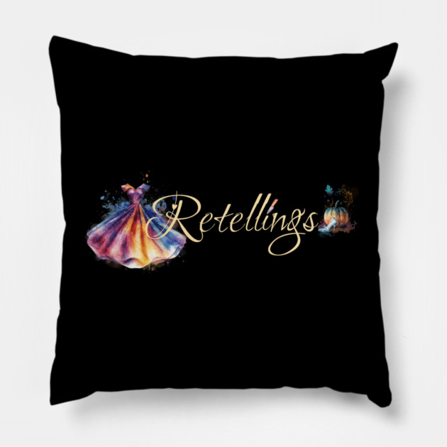Fairy Tale Retellings Genre Lover Pillow by H. R. Sinclair