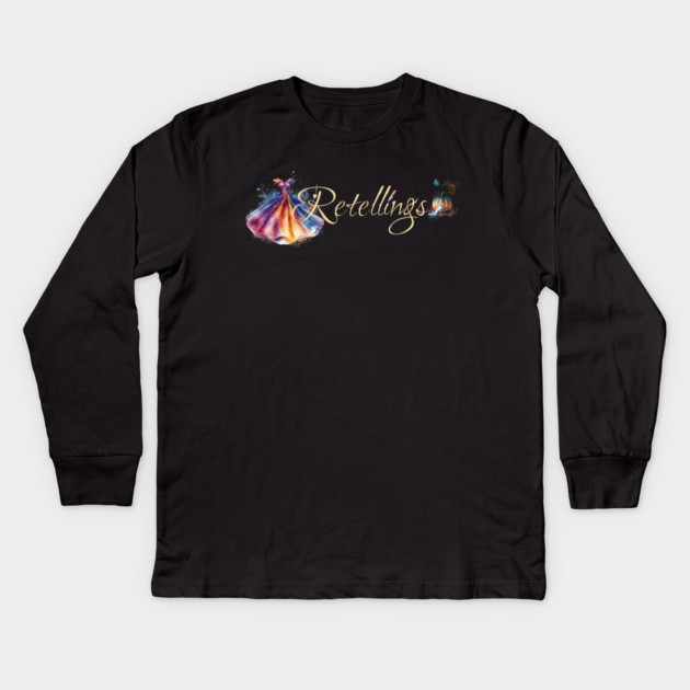 Fairy Tale Retellings Genre Lover Kids Long Sleeve T-Shirt by H. R. Sinclair