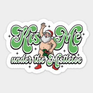 Funny Santa Sticker