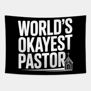World’s Okayest Pastor Tapestry
