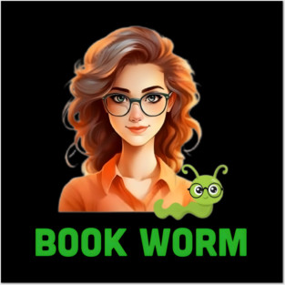 Book Worm Posters and Art
