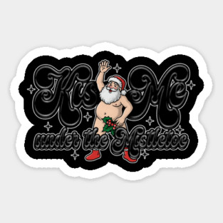 Kiss Santa Magnet
