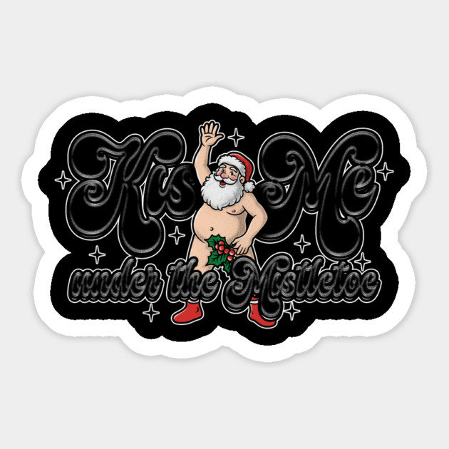 Kiss Santa Magnet by Wrong