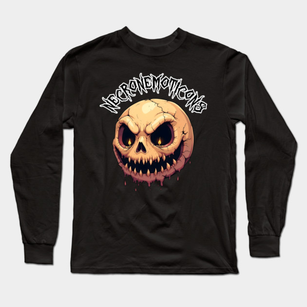NecroNemoticons 77 Long Sleeve T-Shirt by Grave Digs