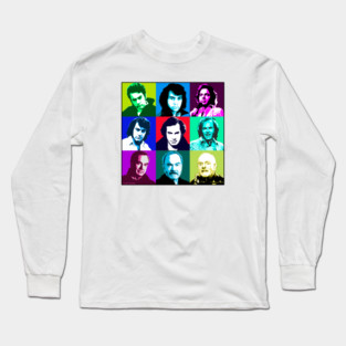 Neil Diamond chronological pop art- Warhol style Long Sleeve T-Shirt