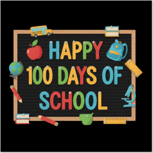 100-Days-Of-School Posters and Art