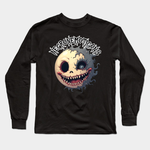 NecroNemoticons 82 Long Sleeve T-Shirt by Grave Digs