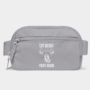 Lift Heavy Pray Hard - Fitness and Faith Motivation Bag
