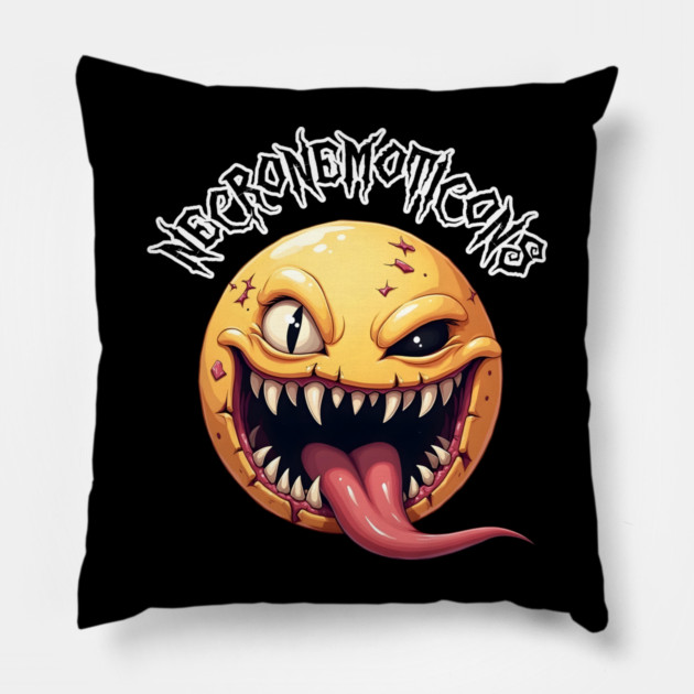 NecroNemoticons 83 Pillow by Grave Digs