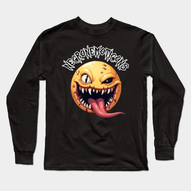 NecroNemoticons 83 Long Sleeve T-Shirt by Grave Digs