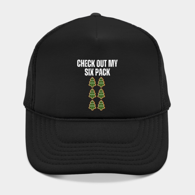 Check Out My Six Pack - Christmas Tree Cookie Humor by Creatifly Graphic Tees