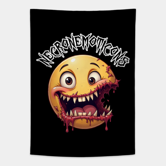 NecroNemoticons 85 Tapestry by Grave Digs